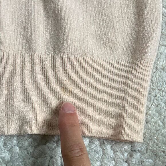 Ann Taylor Ann Round Neck Button Down Cardigan Petite - Picture 7 of 12